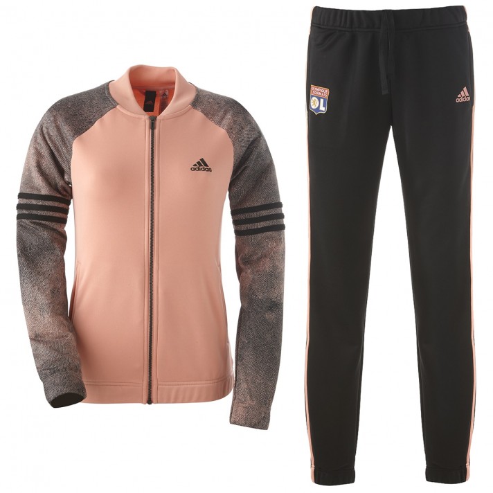 jogging adidas femme gris rose