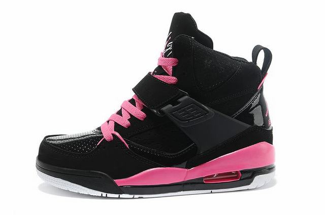 air jordan femme noir et rose